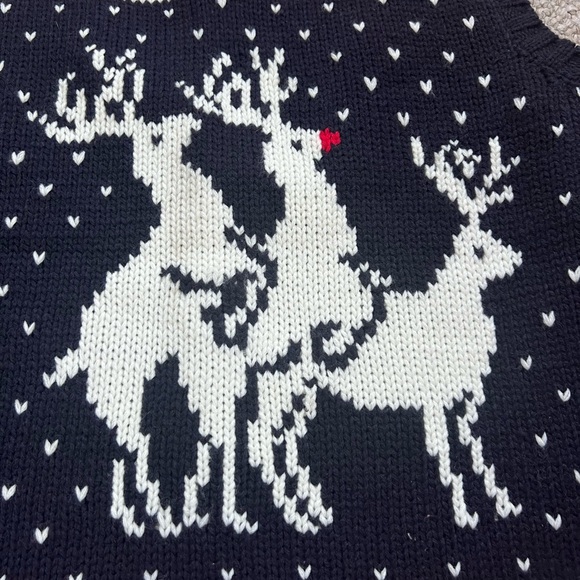 XL Reindeer humping other reindeer ugly Christmas vest by Skedouche. - Picture 2 of 7